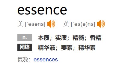 essence什么意思