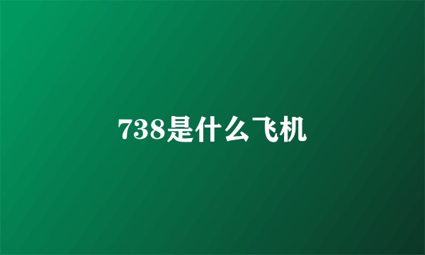 738是什么飞机