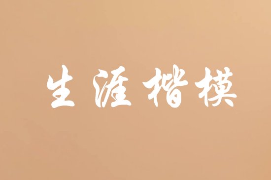 介绍生涯楷模