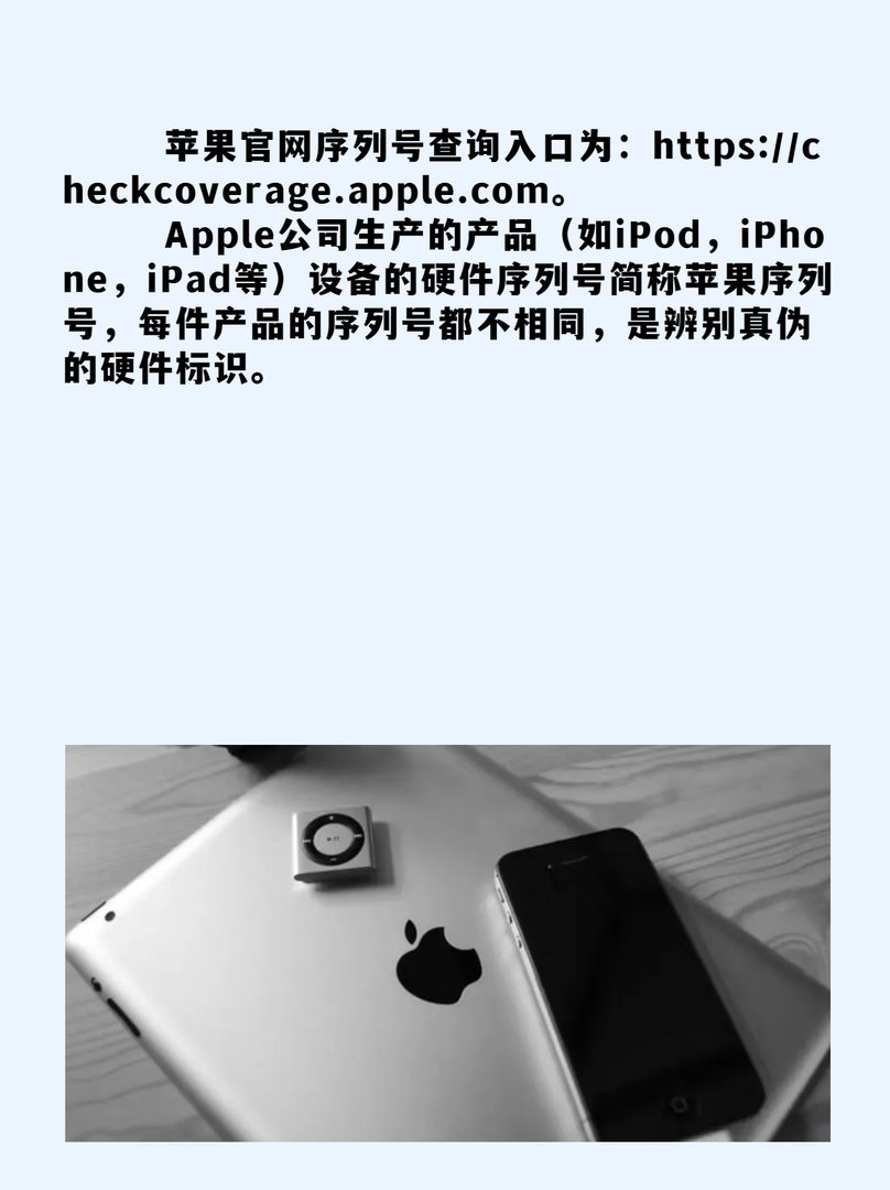 苹果官网查序列号入口？