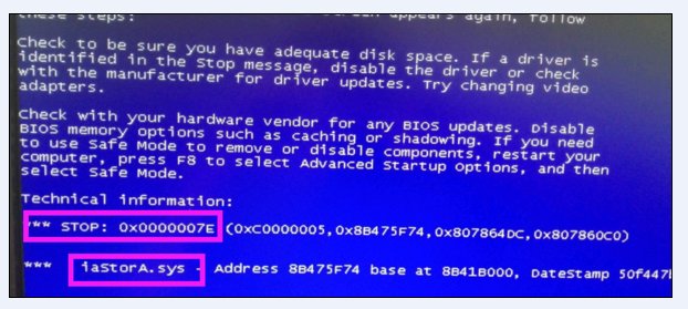 0x0000007E是什么错误