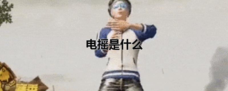电摇是什么意思?