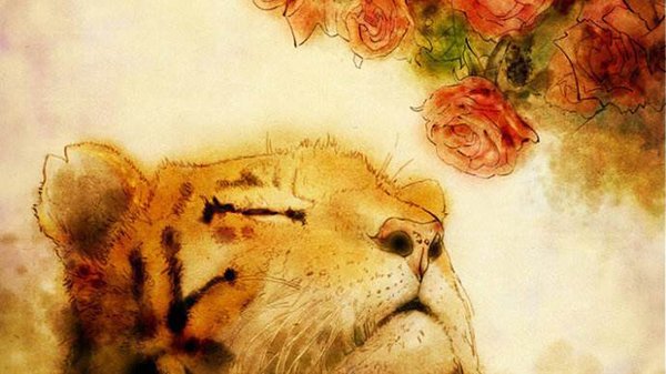 猛虎嗅蔷薇下一句