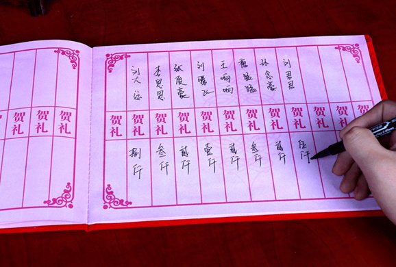 请问结婚礼单的正规写法？