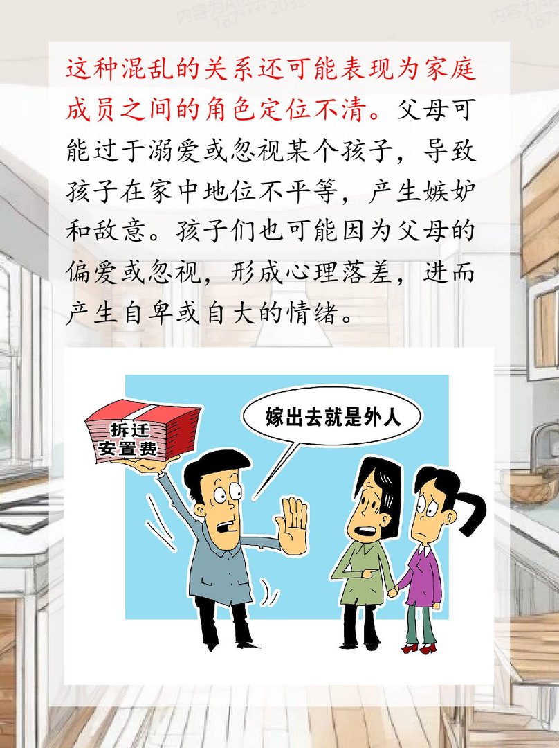 一家四口混乱的关系怎么形容