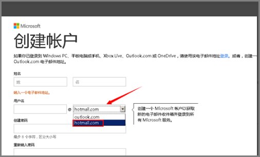 hotmail邮箱如何注册使用？