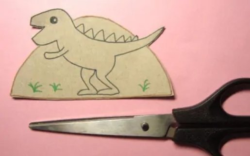 恐龙卡片怎么做