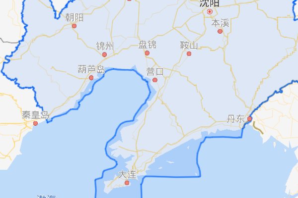 大连在哪里个省份地图