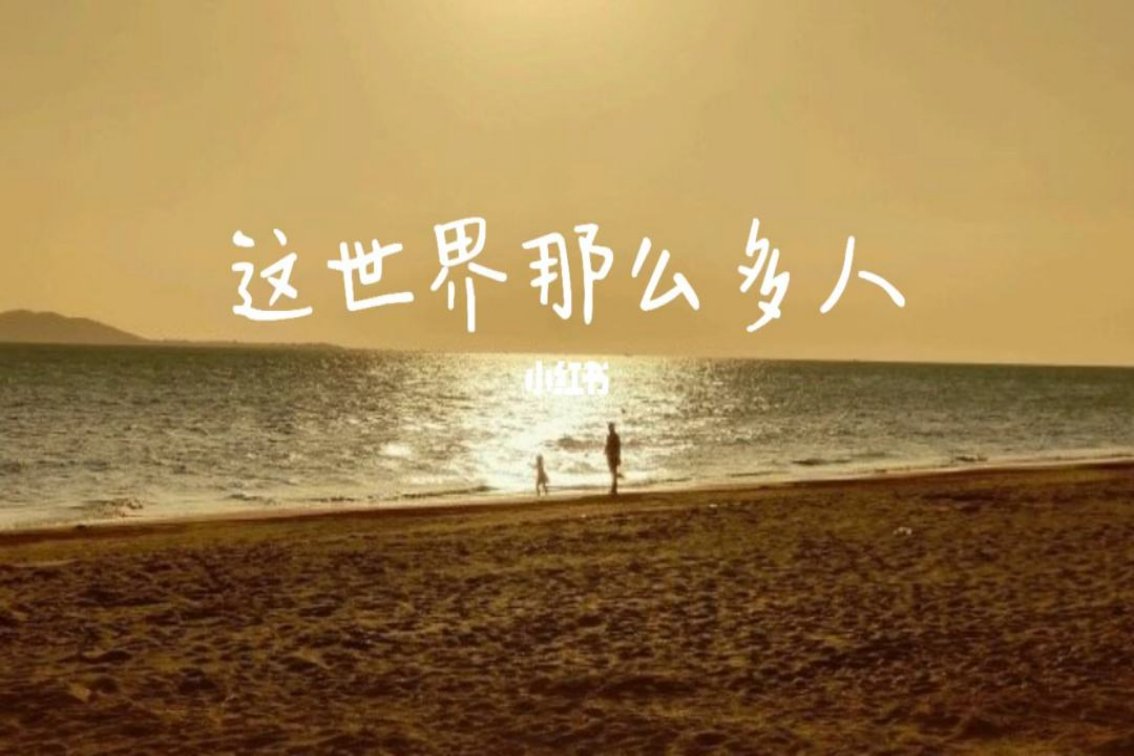 这世界那么多人歌词
