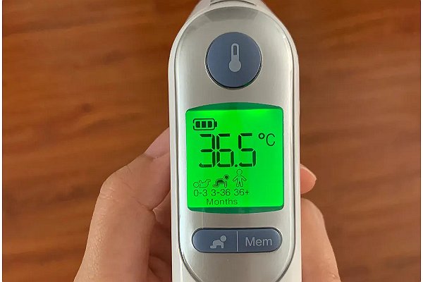 博朗温度计如何从F调到C？