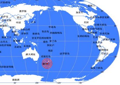 新西兰地理位置