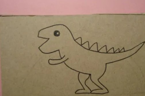 恐龙卡片怎么做