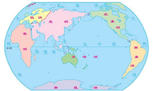 五大洋，七大洲指的是哪几个