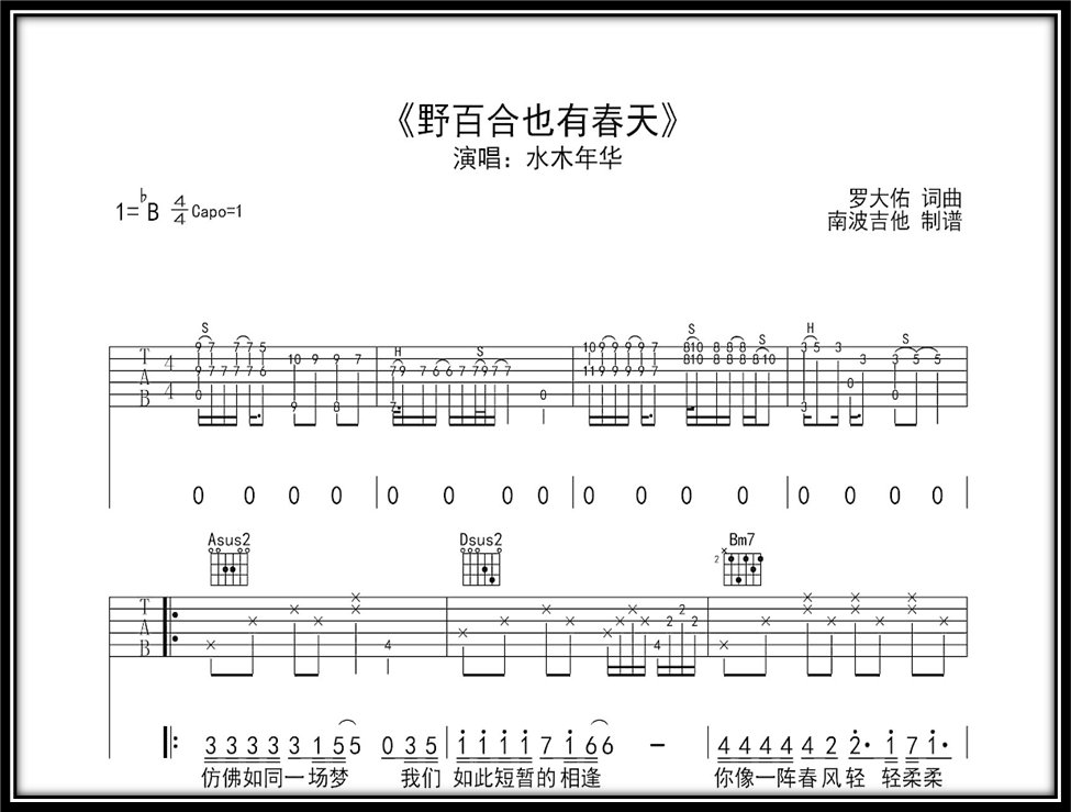 有关春天的歌曲