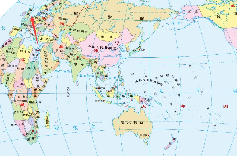 英国在地图上的位置在哪？