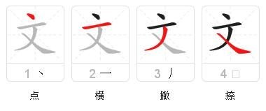 文的笔顺