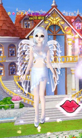 qq炫舞的飘零羽翼翅膀的飞行姿势是什么样的？求图