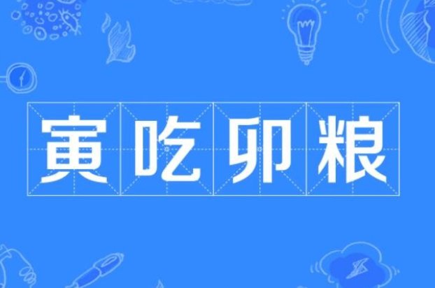 寅吃卯粮的意思解释