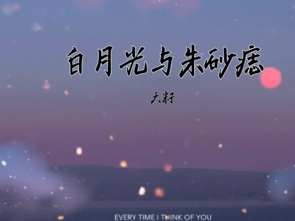 白月光与朱砂痣歌词