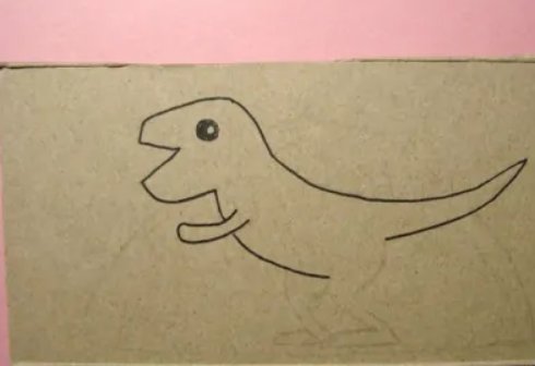 恐龙卡片怎么做