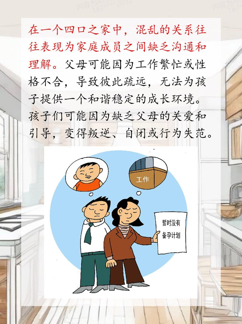 一家四口混乱的关系怎么形容