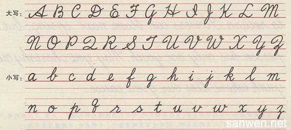 什么叫花体字呢？