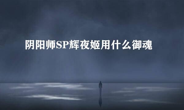 阴阳师SP辉夜姬用什么御魂