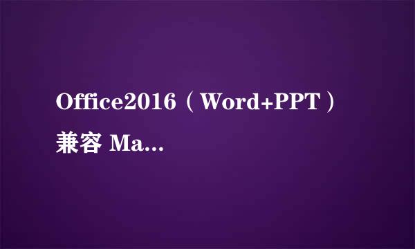 Office2016（Word+PPT）兼容 Mathtype