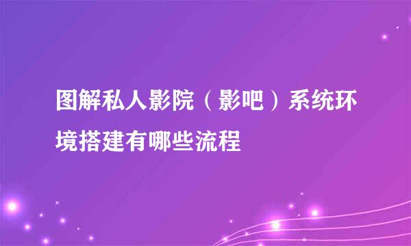 图解私人影院（影吧）系统环境搭建有哪些流程
