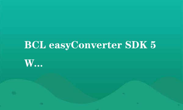 BCL easyConverter SDK 5 Word怎么卸载