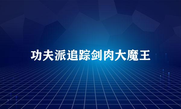 功夫派追踪剑肉大魔王