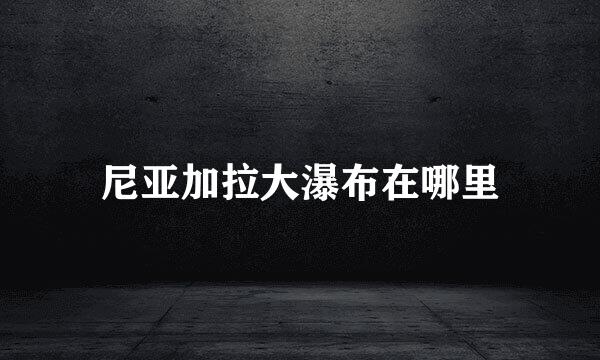 尼亚加拉大瀑布在哪里