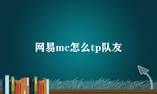 网易mc怎么tp队友