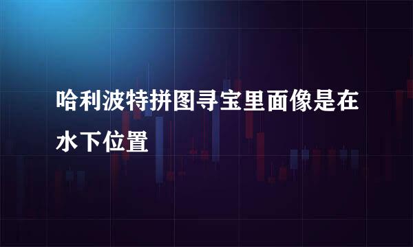 哈利波特拼图寻宝里面像是在水下位置