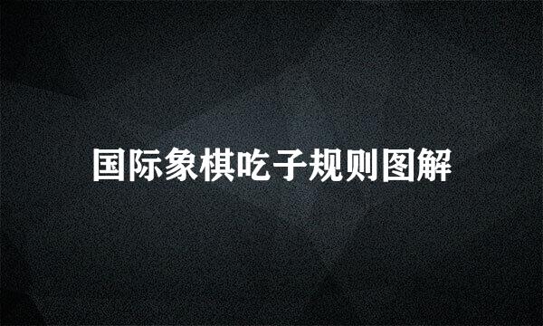 国际象棋吃子规则图解