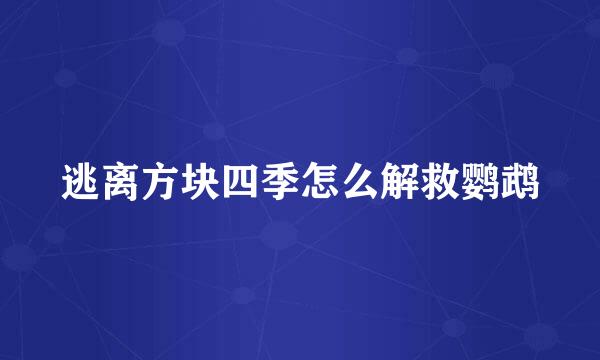 逃离方块四季怎么解救鹦鹉